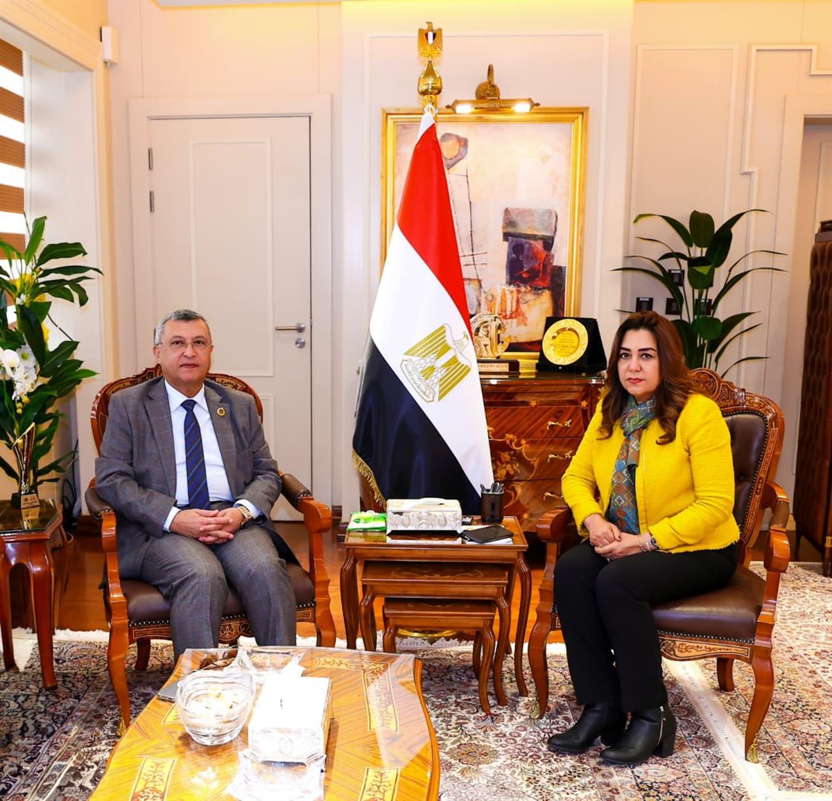 وزيرة التنمية المحلية&nbsp;