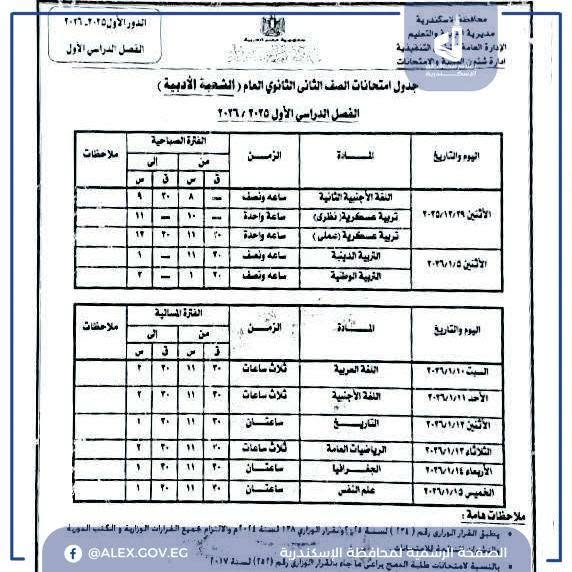<strong>امتحانات الفصل الدراسي الأول</strong>