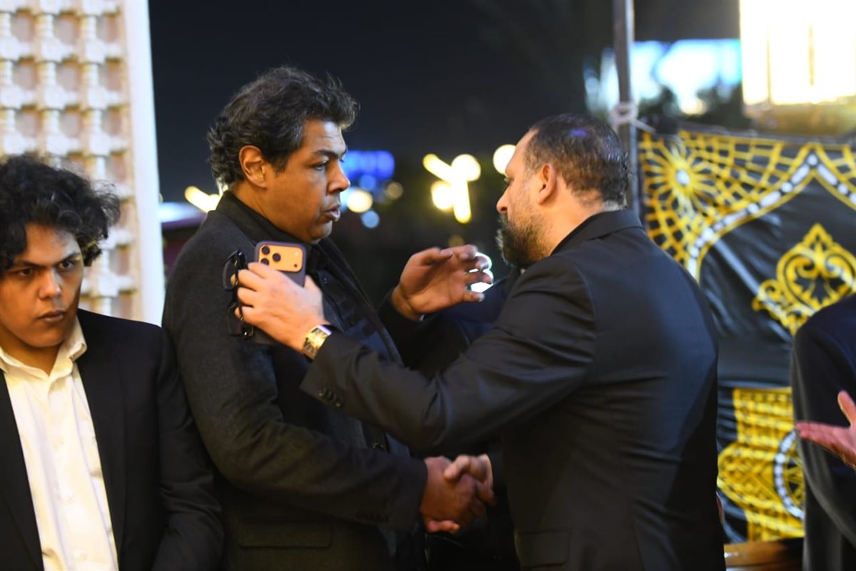 <strong>عزاء الراحلة إيمان إمام</strong>