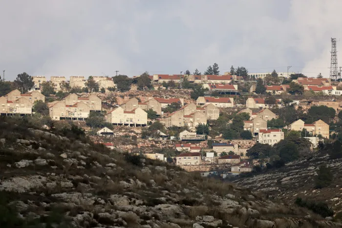 <i>مستوطنات إسرائيلية على الأراضي الفلسطينية في الضفة المحتلة</i><br>&nbsp;