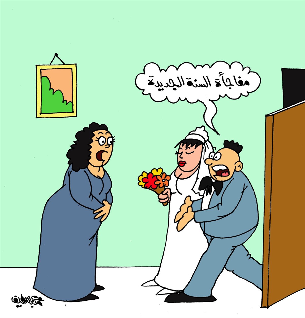 <strong>كاريكاتير موقع «الجمهور» الإخباري</strong>