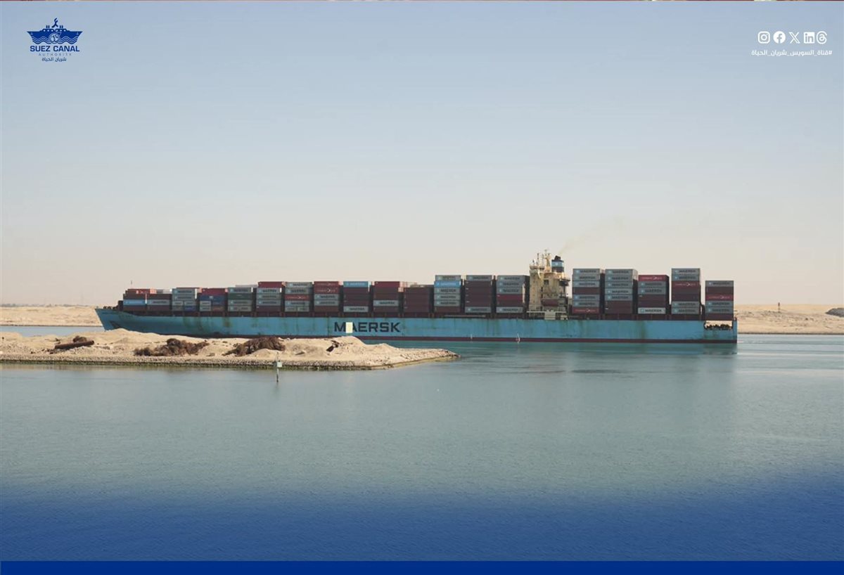 &nbsp;سفن CMA CGM وMAERSK العملاقة