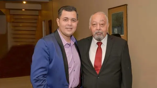 <strong>كريم سامي مغاوري ووالده</strong>