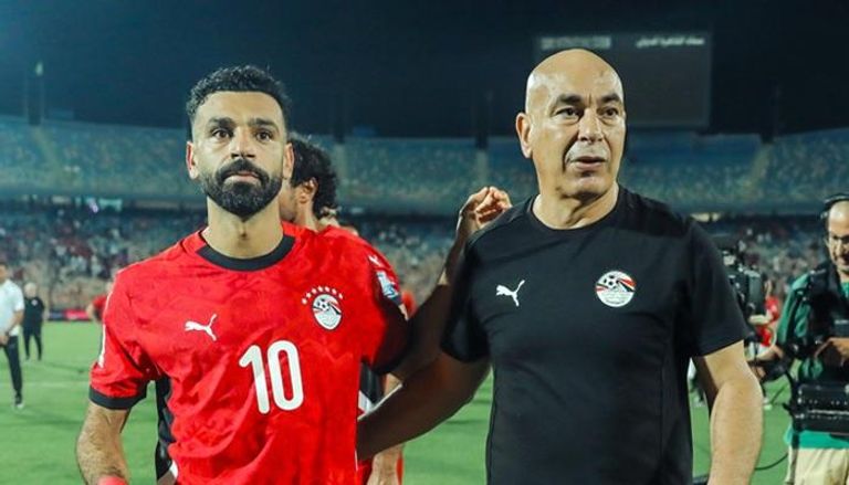 محمد صلاح وحسام حسن&nbsp;