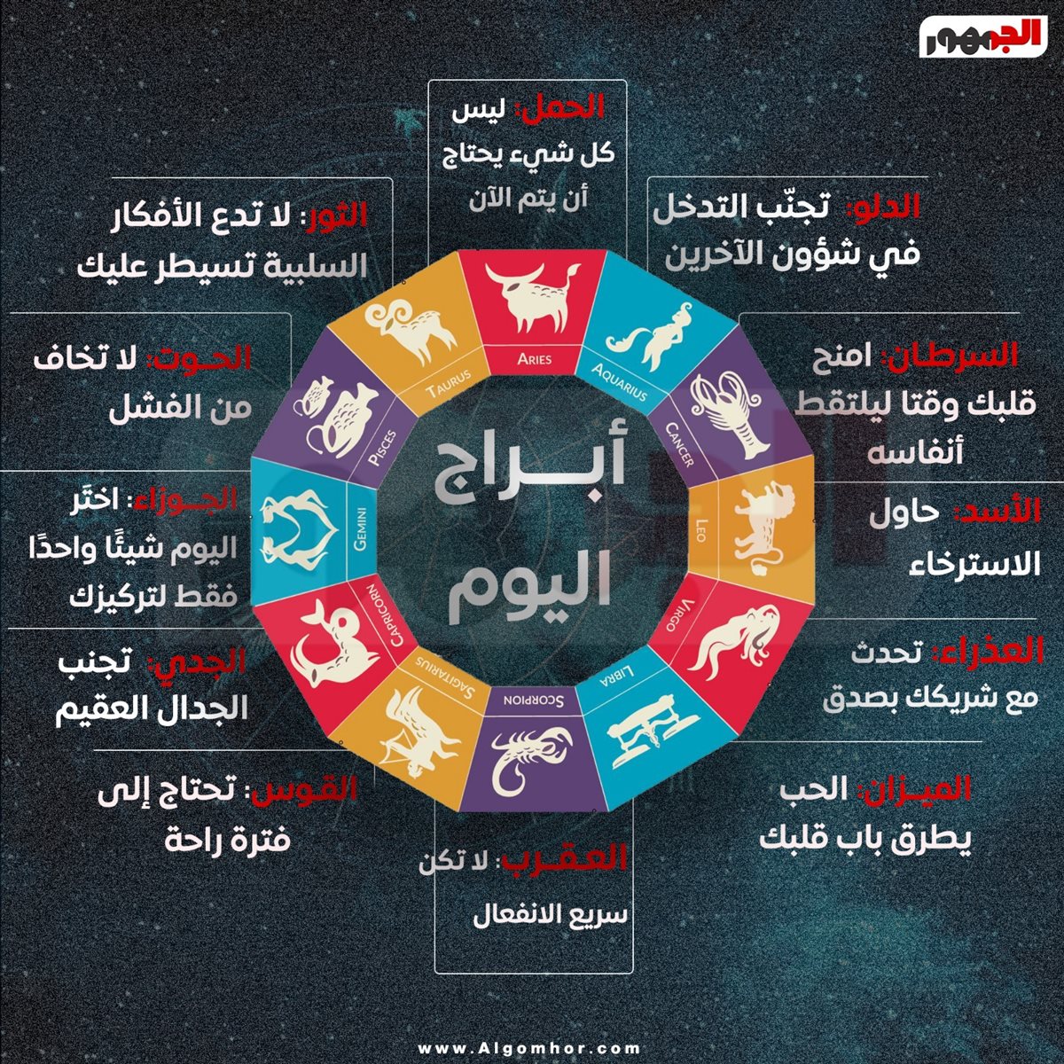 <strong>حظك اليوم الإثنين</strong>