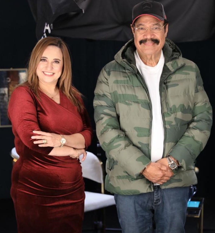 <strong>الشيف شربيني والإعلامية رانيا حسن</strong>