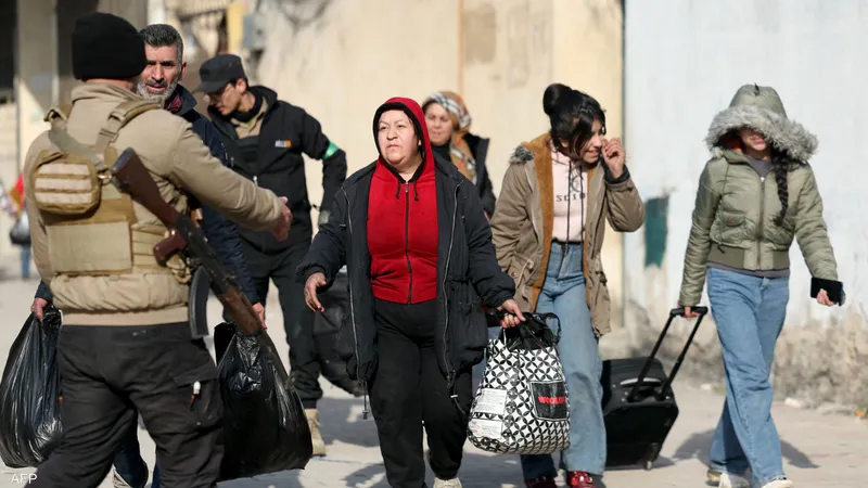 سكان مدينة حلب
