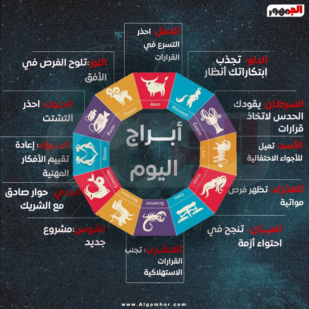 <strong>رسائل حظك اليوم الخميس 15 يناير 2026</strong>