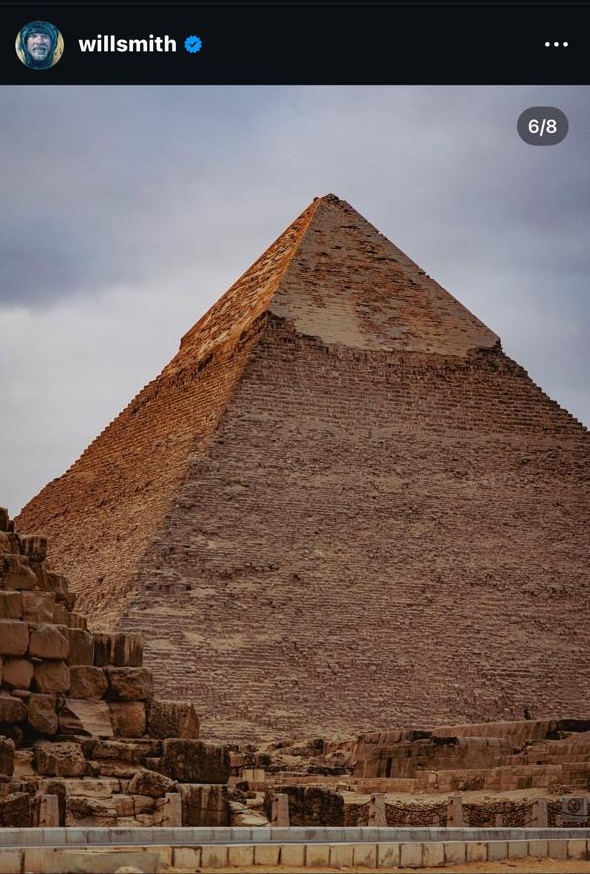 <strong>زيارة ويل سميث لمصر</strong>