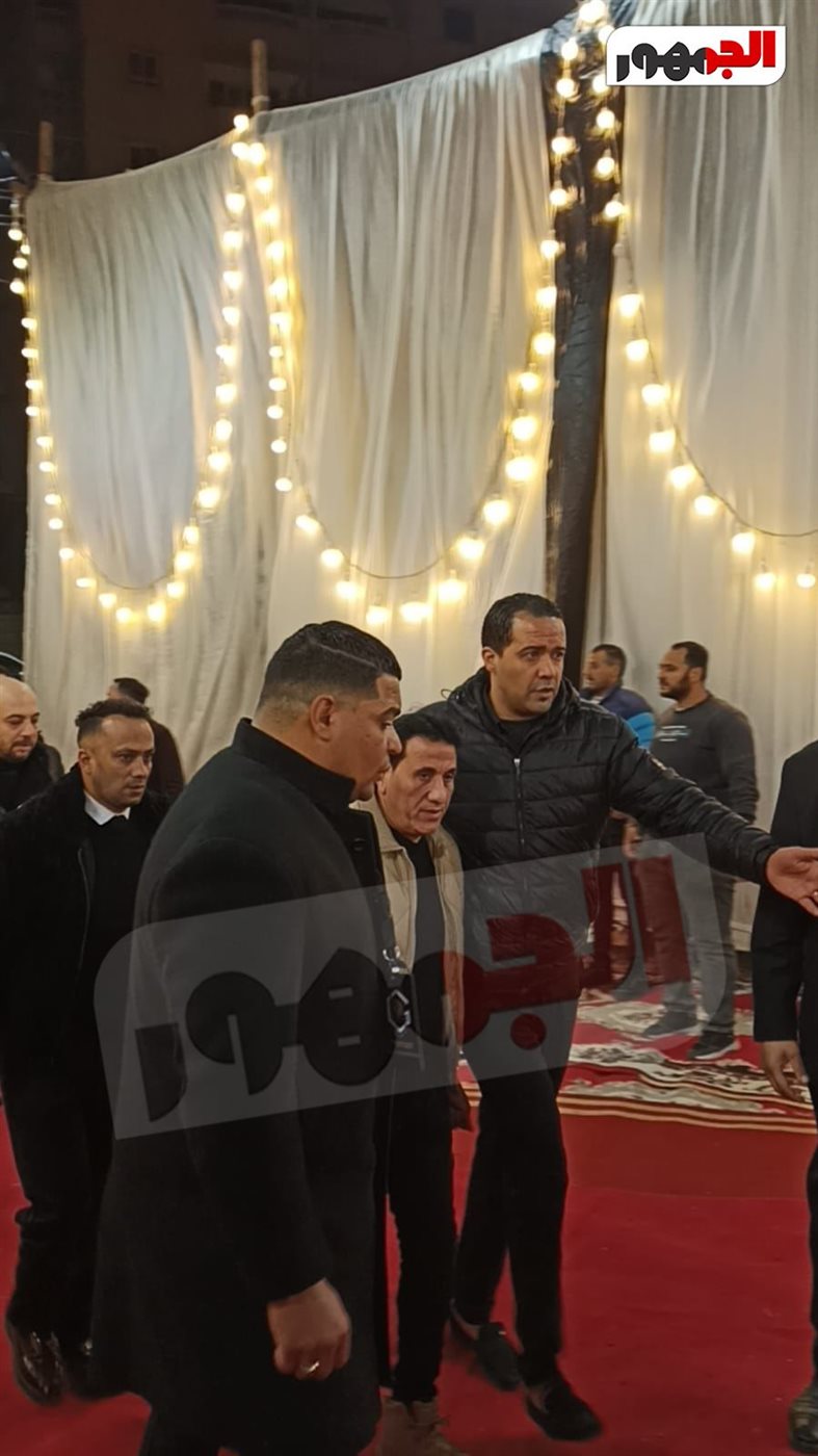 <strong>عزاء والدة الفنان رضا البحراوي</strong>