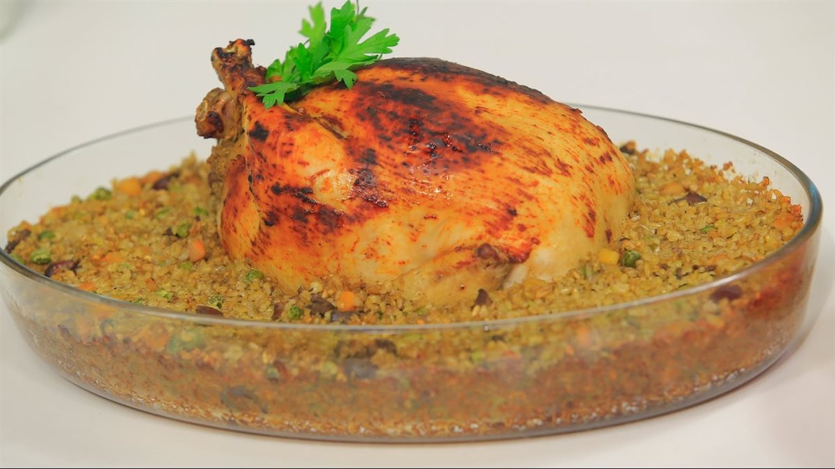 صينية الفريك بالفراخ&nbsp;
