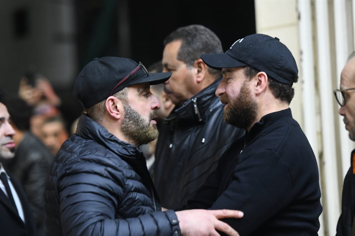 <strong>عزاء والدة نضال الشافعي</strong>