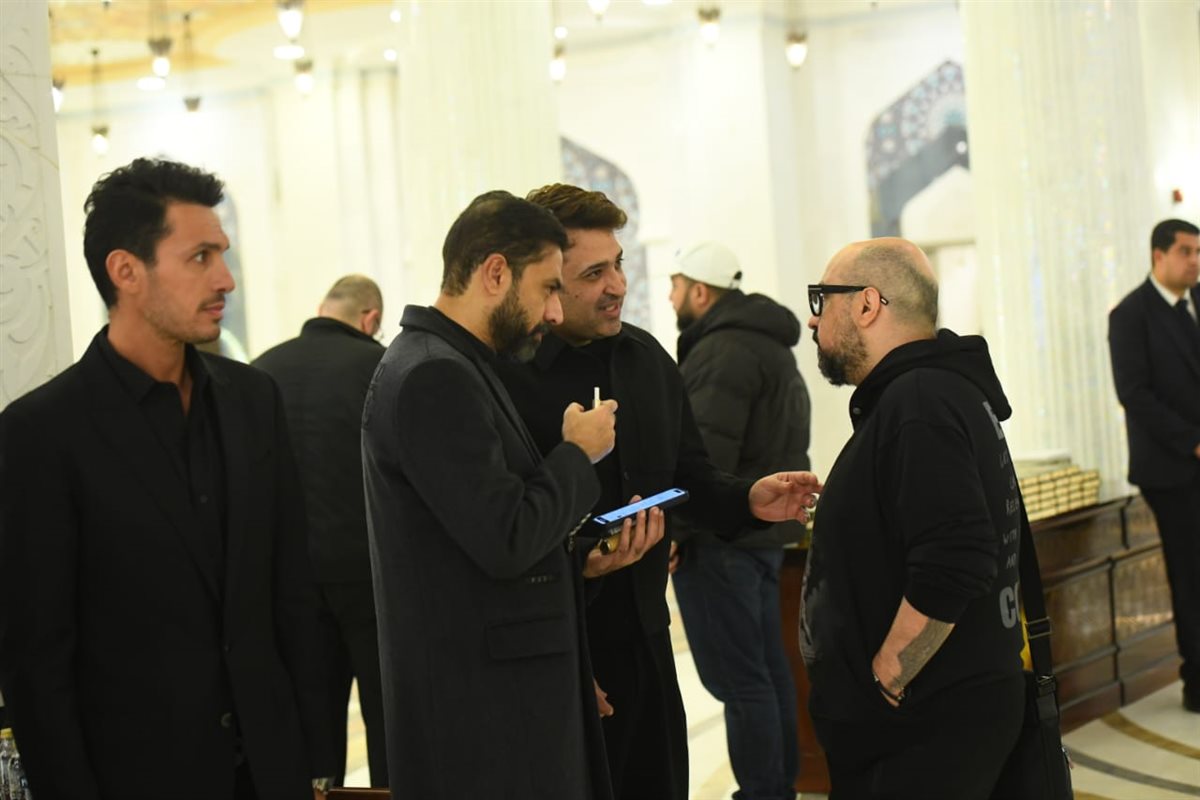 <strong>عزاء والد الموزع أحمد إبراهيم</strong>