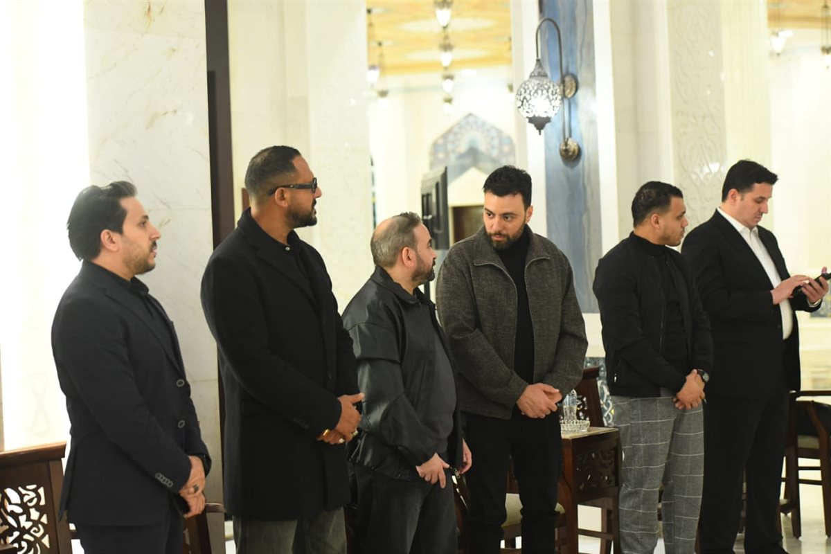 <strong>عزاء والد الموزع أحمد إبراهيم</strong>