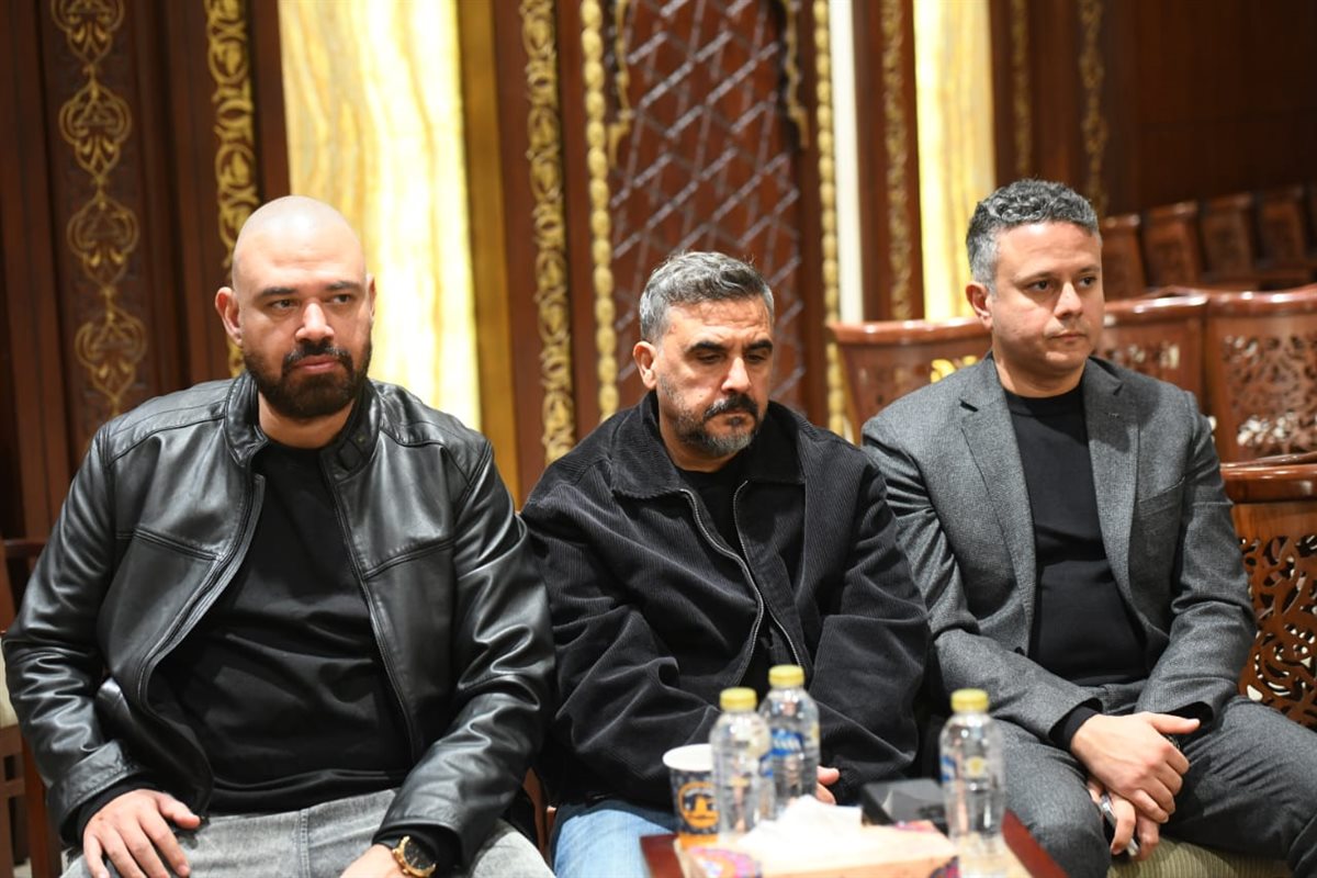 <strong>عزاء والد الموزع أحمد إبراهيم</strong>