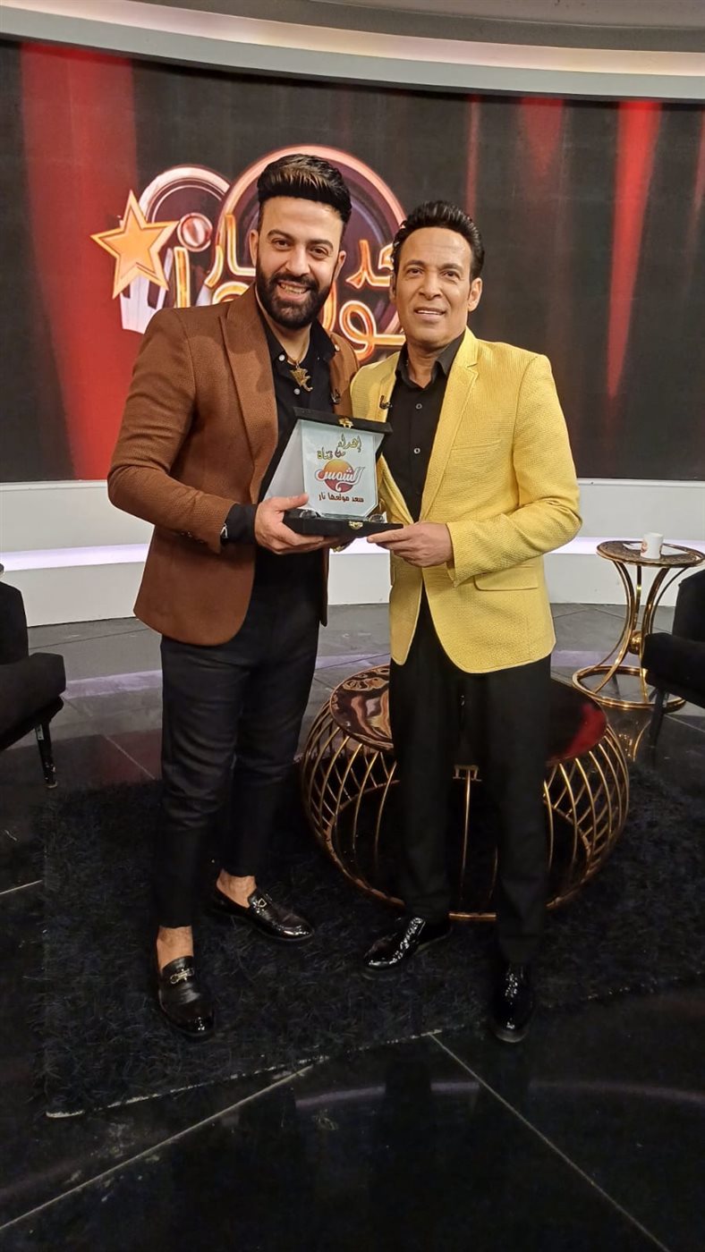 <strong>سعد الصغير مع مصطفى أوفا</strong>