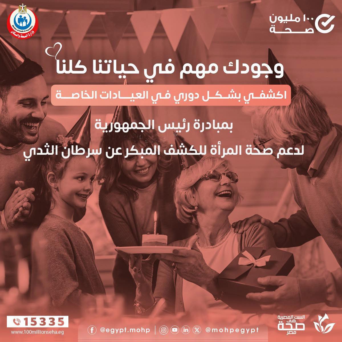 <strong>&nbsp;مبادرة رئيس الجمهورية لدعم صحة المرأة</strong>