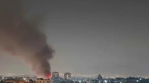 حريق في طهران