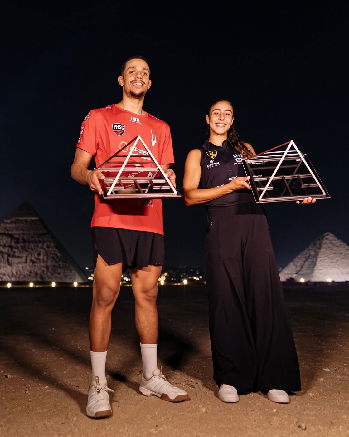 مصطفى عسل وهانيا الحمامي