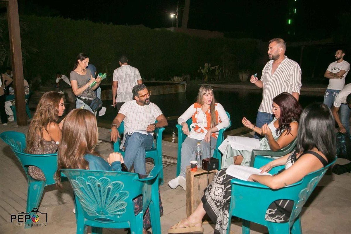 كواليس مسلسل روج أسود