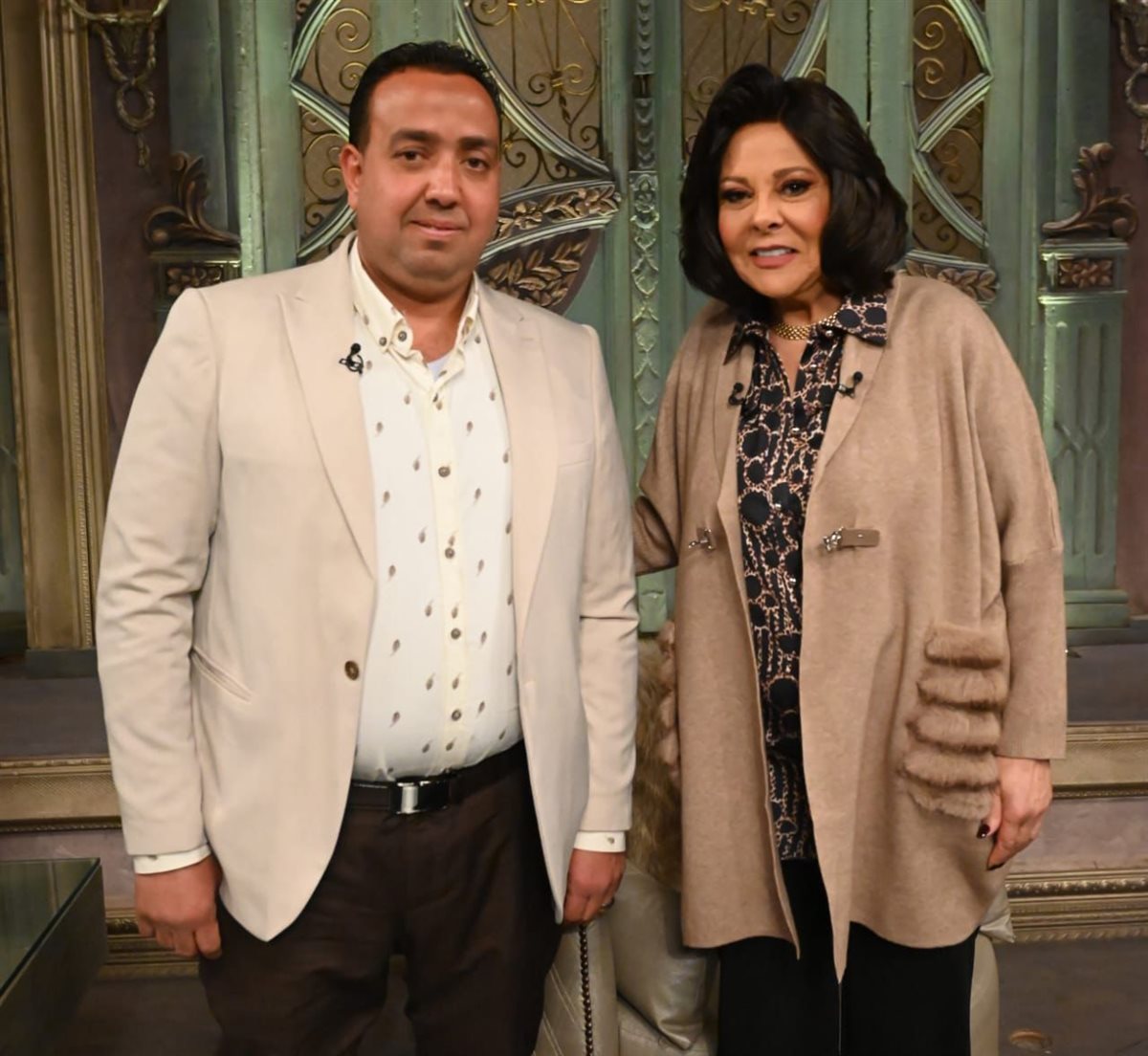 <strong>صناع الدراما مع إسعاد يونس</strong>