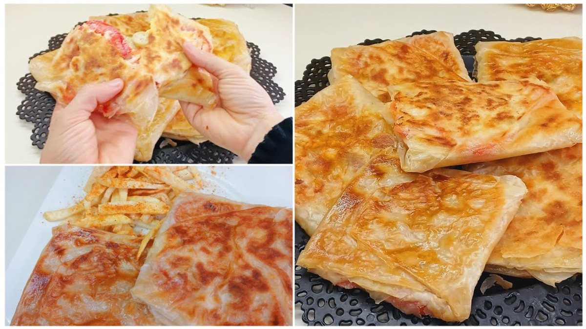 فطيرة الطاسة بحشوات متنوعة