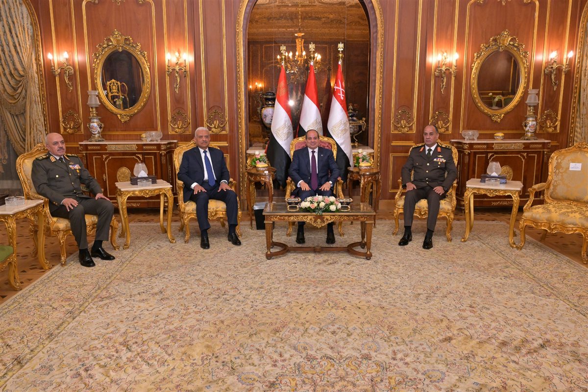 الرئيس السيسي خلال حفل التكريم