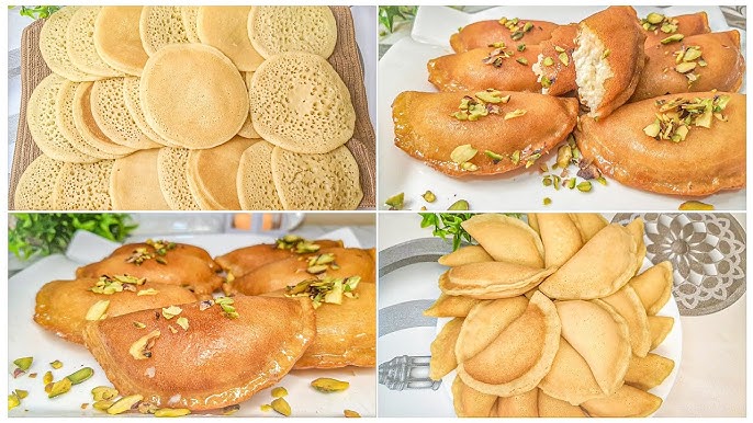 القطايف بالقشطة