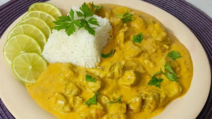 دجاج بالكارى وأرز