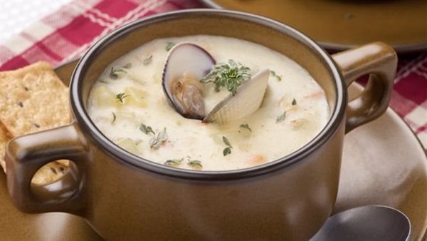 <strong>&nbsp;شوربة السي فود بالكريمة</strong>