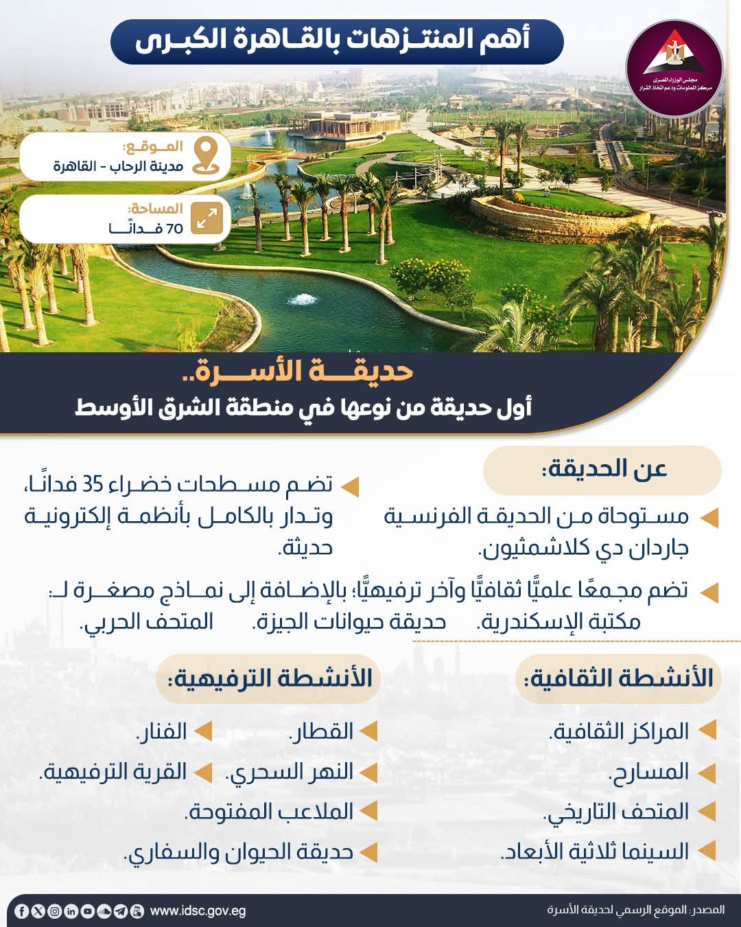 حديقة الأسرة بالرحاب&nbsp;