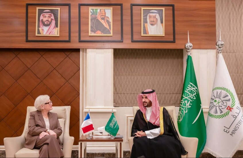 <strong>وزير الدفاع السعودي ووزيرة القوات المسلحة الفرنسية</strong>