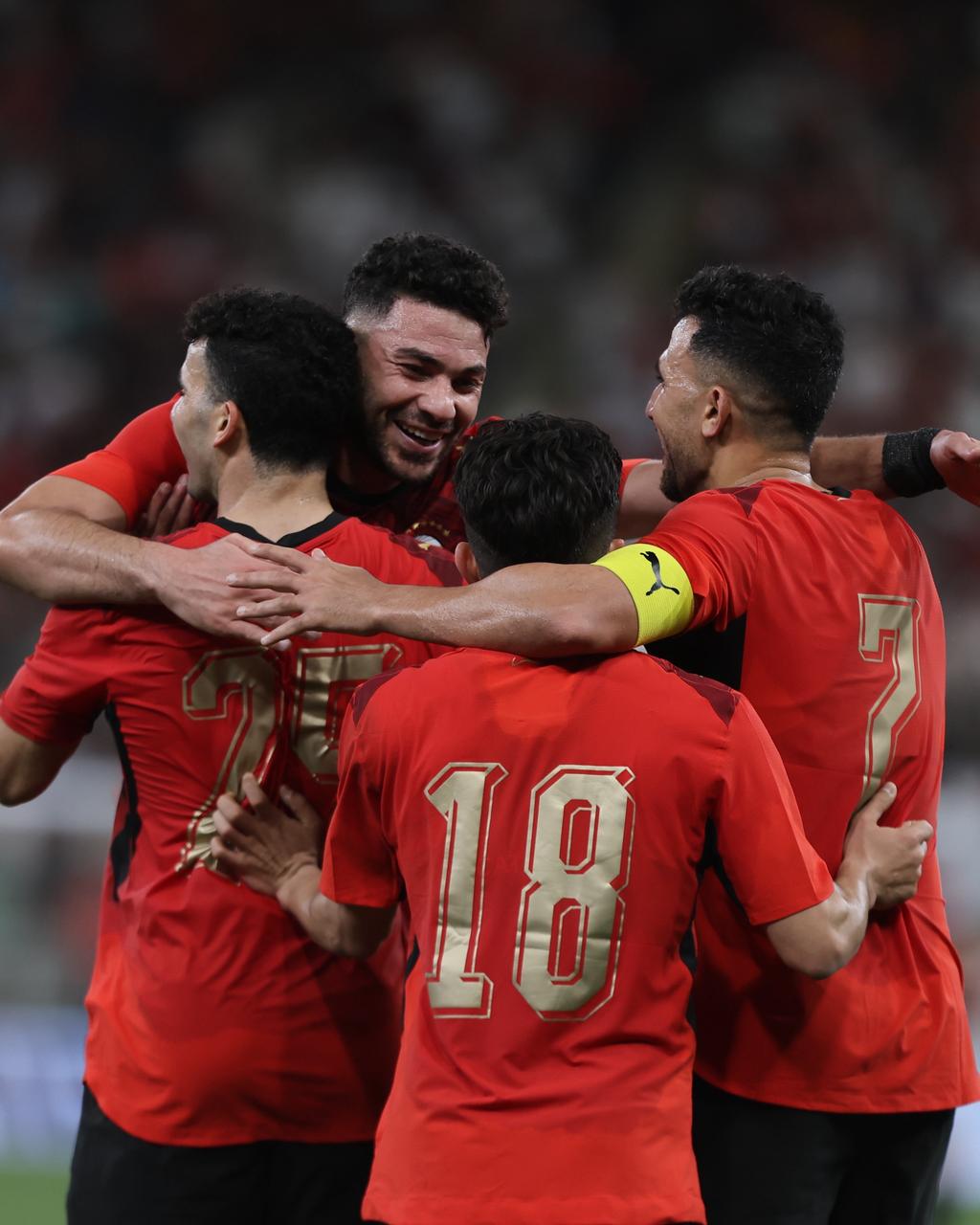 تريزيجيه ونجوم منتخب مصر