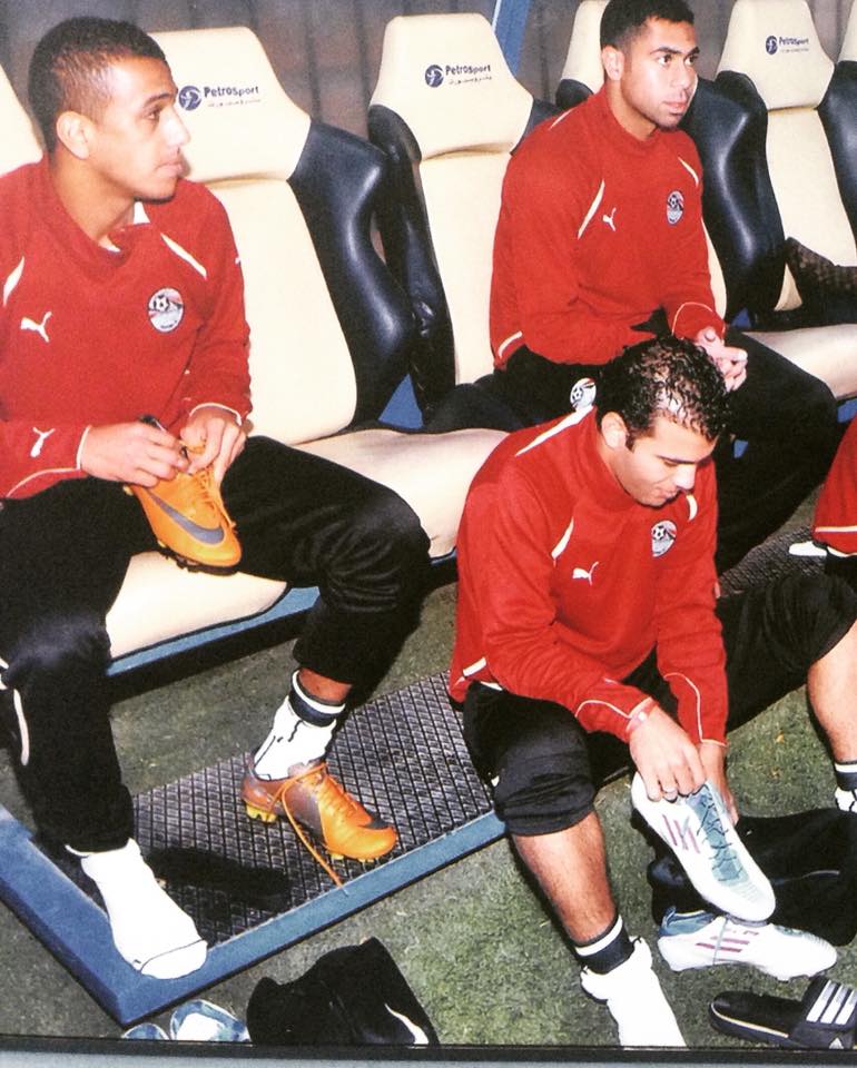 دودو الجباس مع نجوم المنتخب