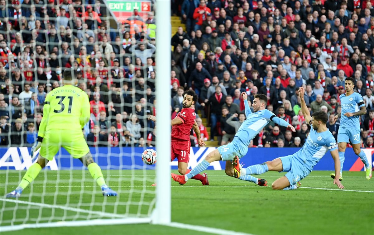 محمد صلاح ضد مانشستر سيتي