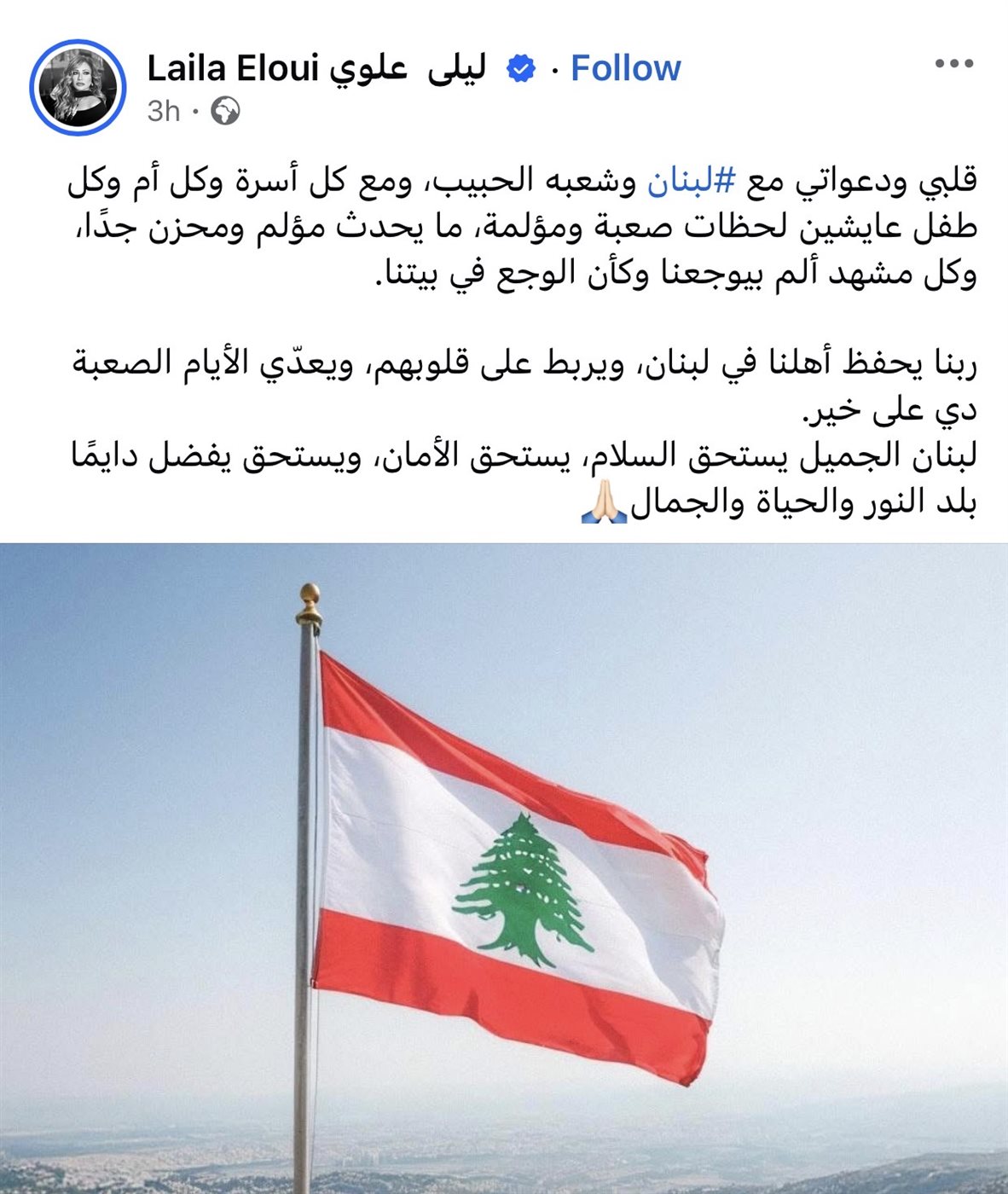 <strong>رسالة ليلى علوي</strong>