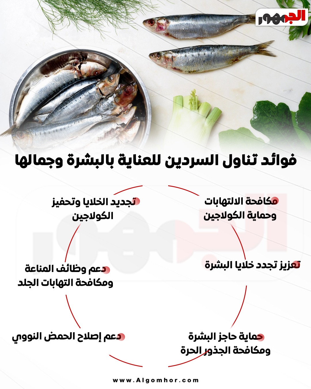 فوائد السردين الصحية&nbsp;