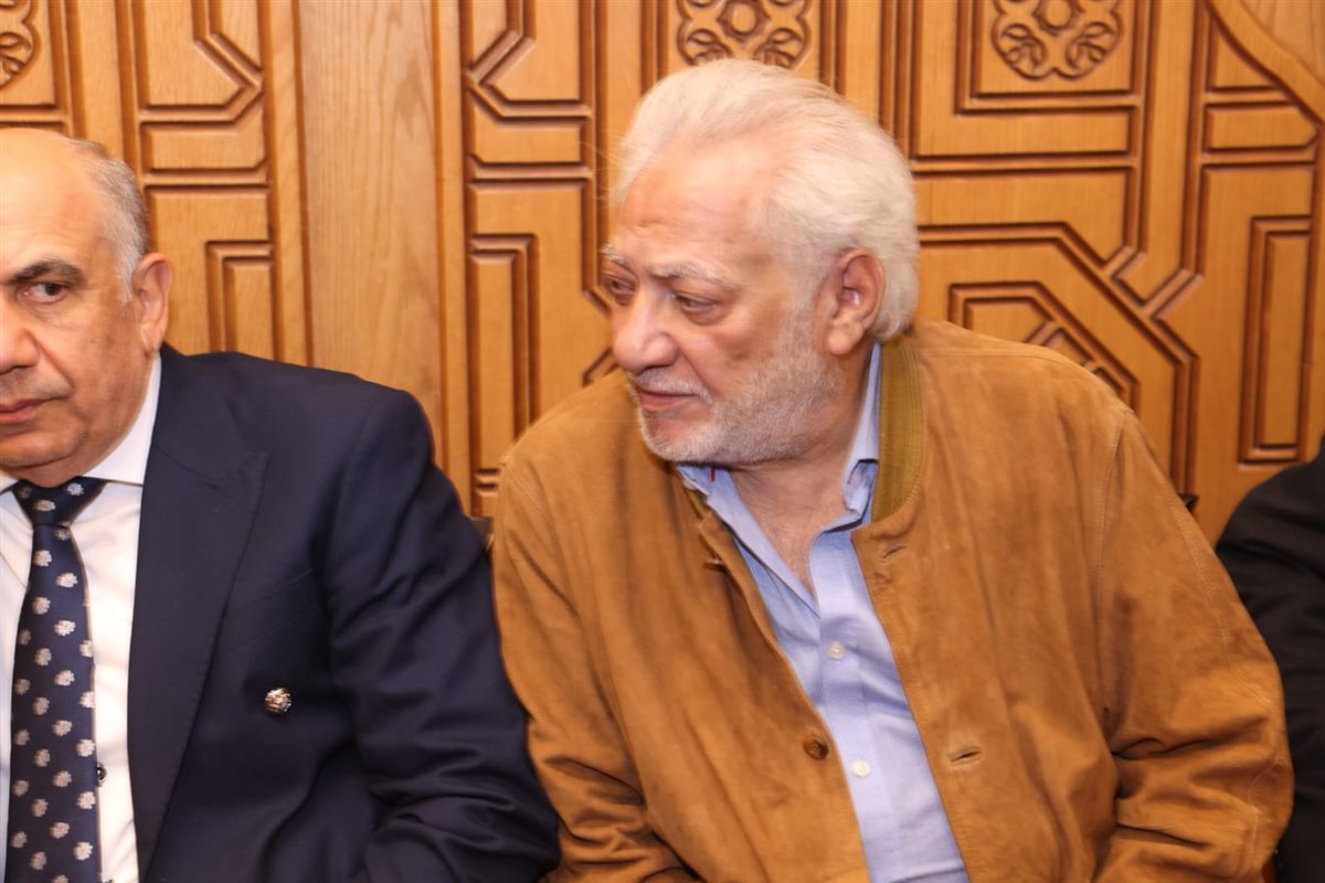 <strong>عزاء والد الإعلامية دينا رامز</strong>
