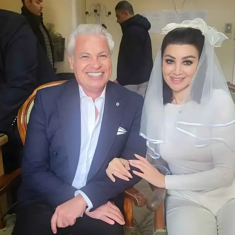<strong>أروى جودة وزوجها</strong>