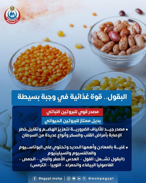 <strong>فوائد البقوليات</strong>