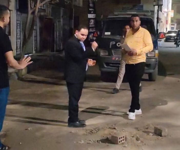 النيابة في موقع الحادث