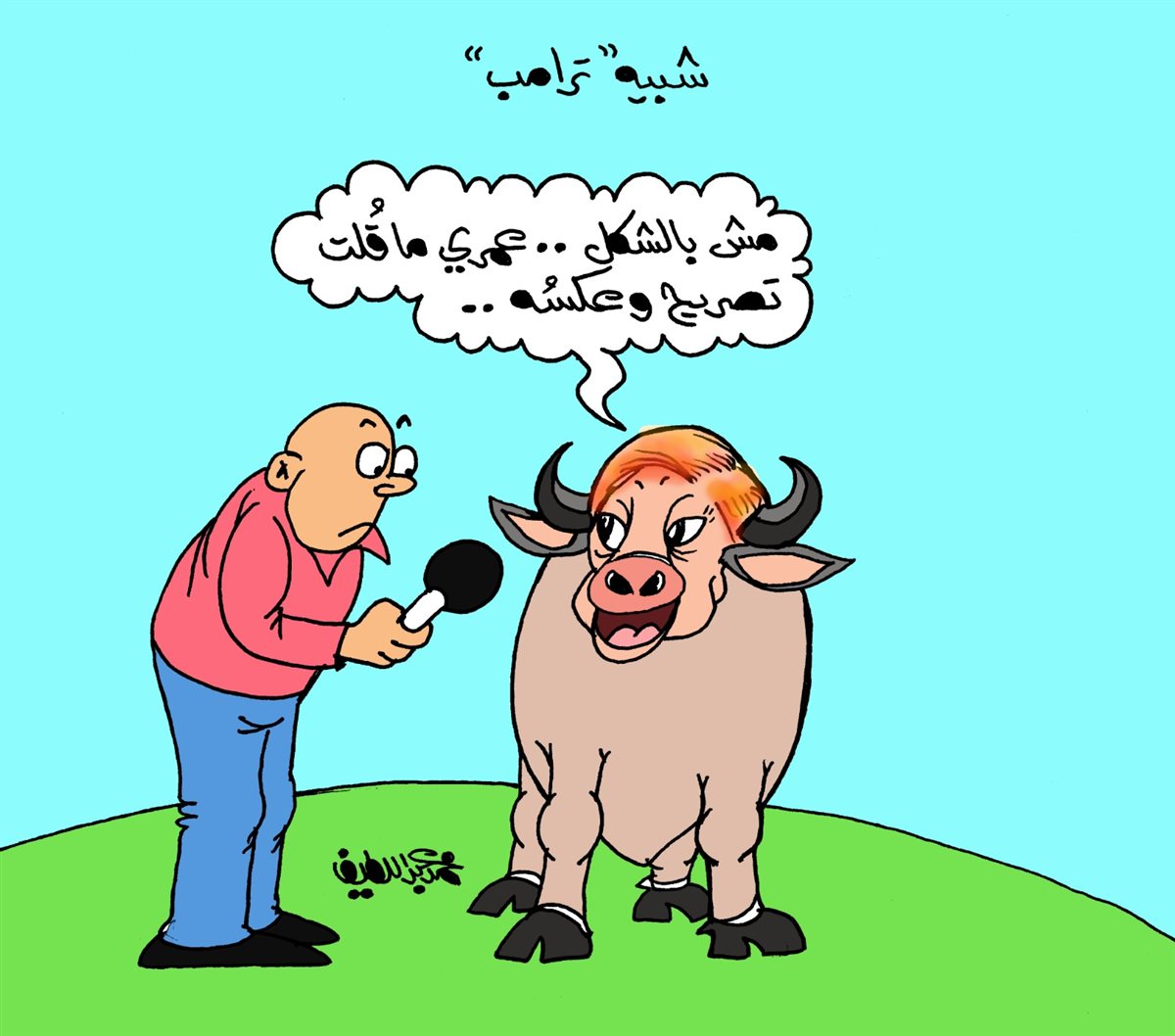 <strong>كاريكتير موقع الجمهور</strong>