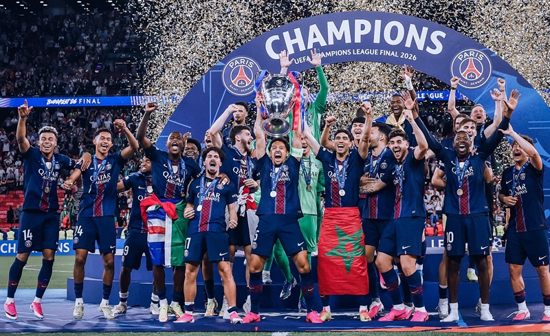 باريس سان جيرمان بطل أوروبا 2026