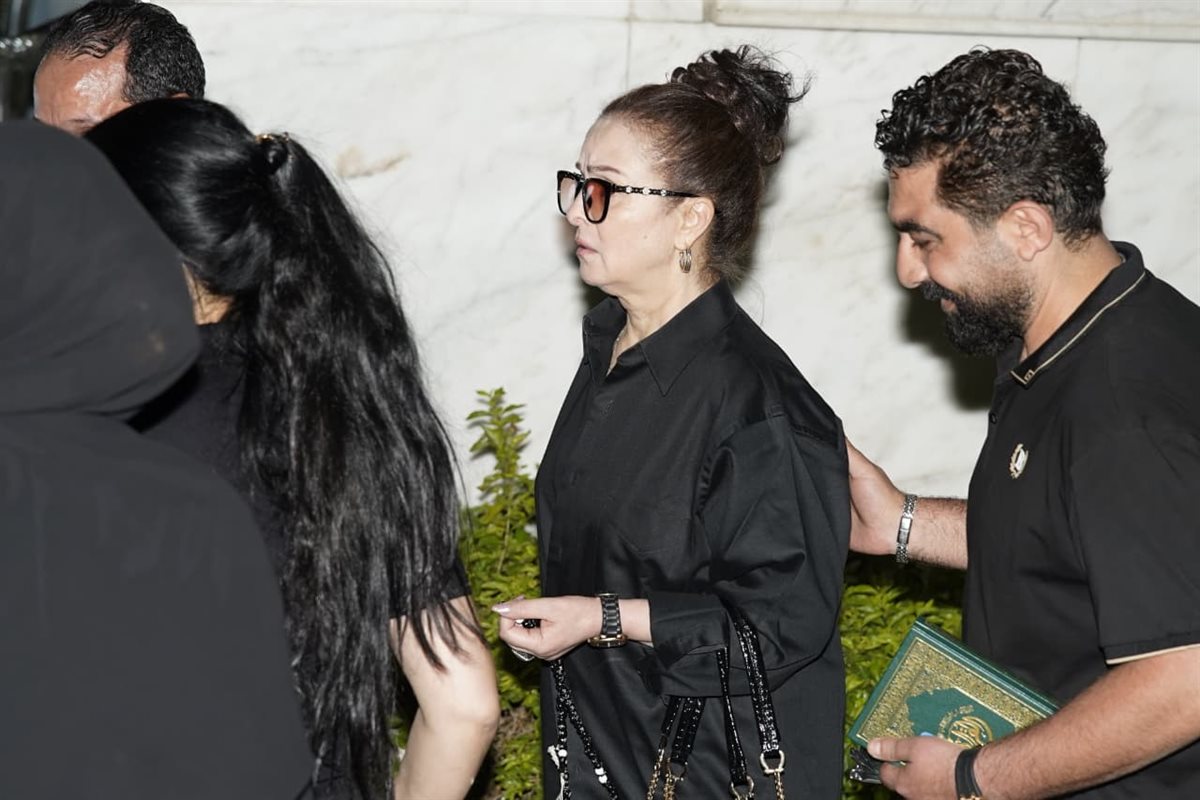 <strong>مراسم عزاء الفنانة الراحلة سهام جلال</strong>