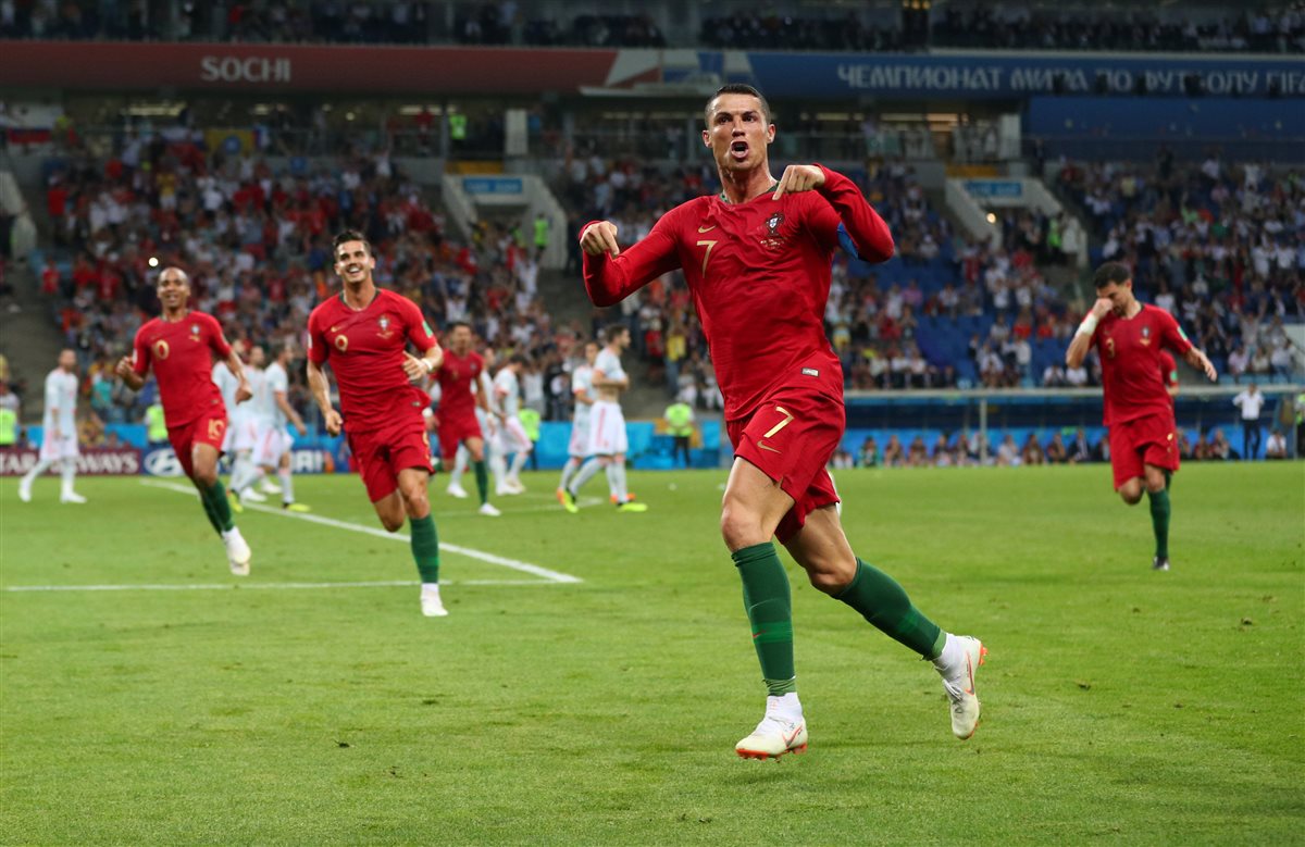 كريستيانو رونالدو أكبر لاعب سنًا يسجل هاتريك