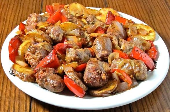 السجق البطاطس&nbsp;