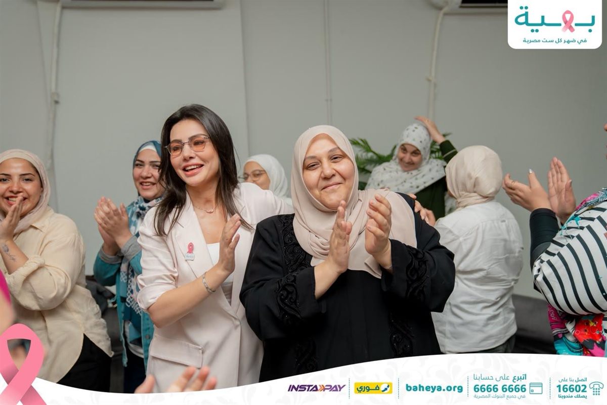 <strong>دينا فؤاد في مستشفى بهية</strong>