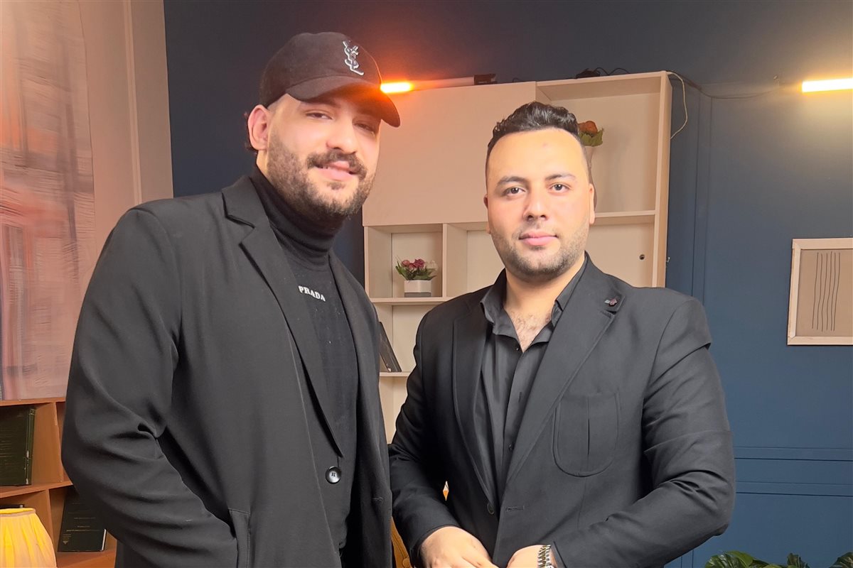 <strong>المخرج محمد زكريا ومسلم</strong>
