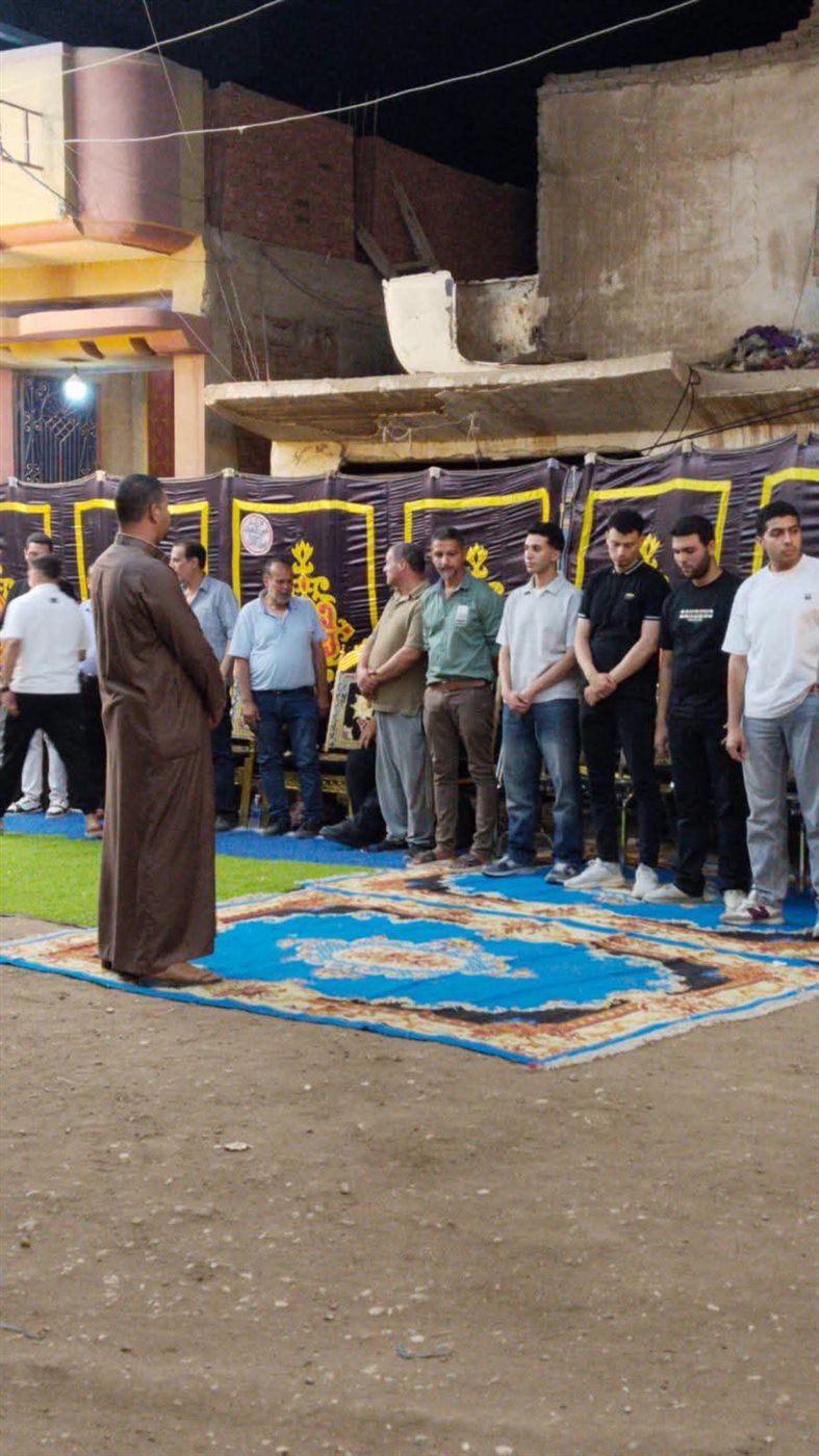 صور من العزاء بالمنوفية&nbsp;