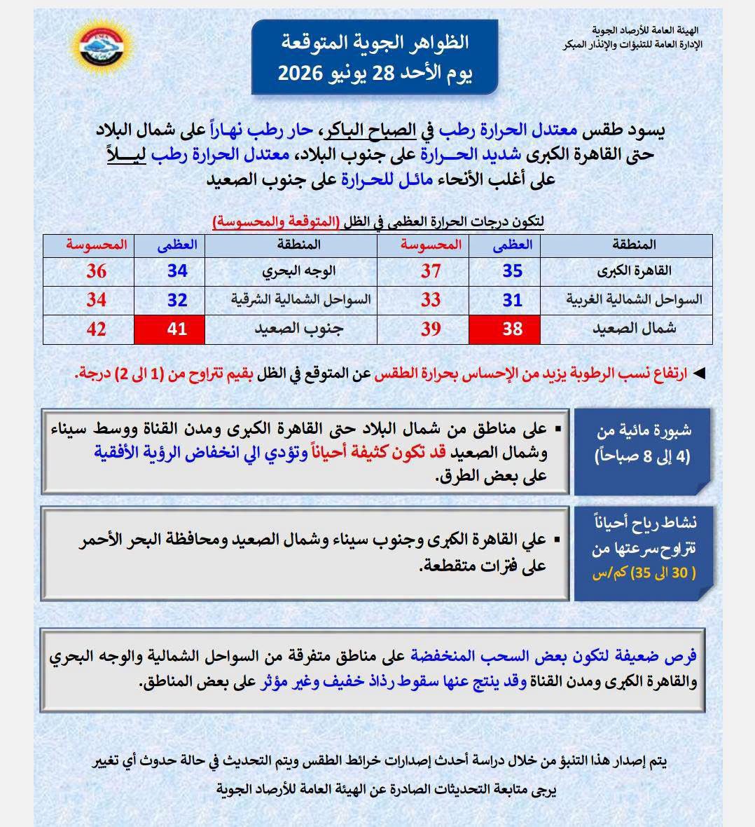 الطقس&nbsp;